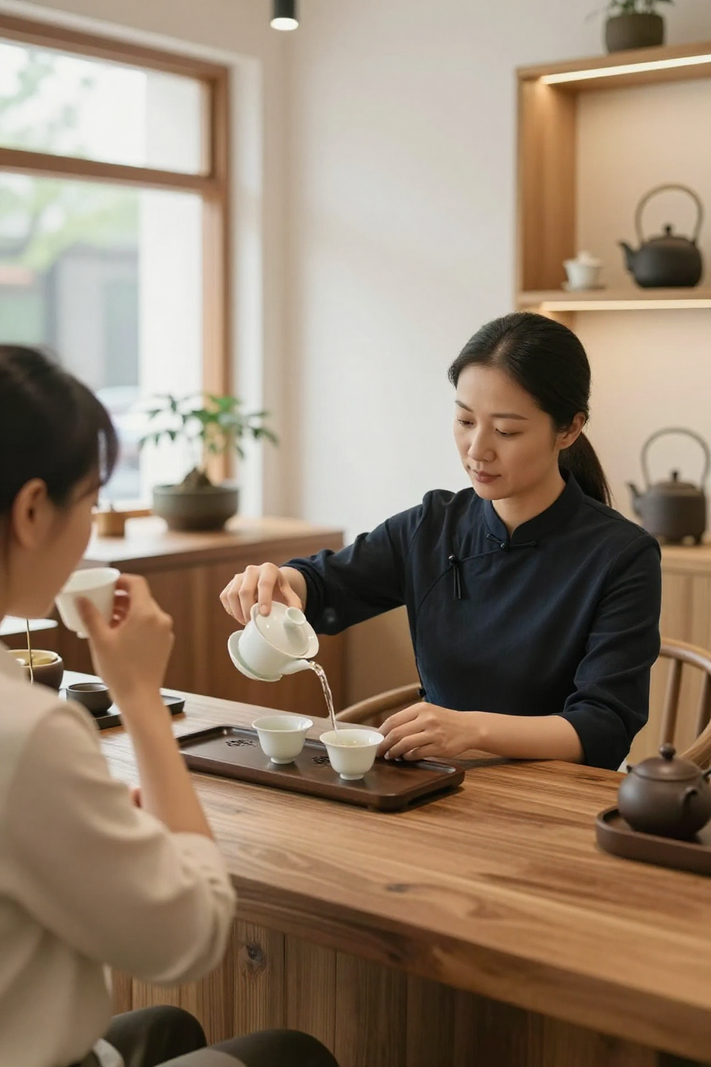 阿凤姐给林太太三杯不同焙火的鸭屎香
