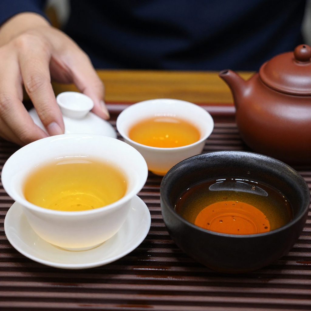 盖碗那杯：蜜兰花香，清透发亮