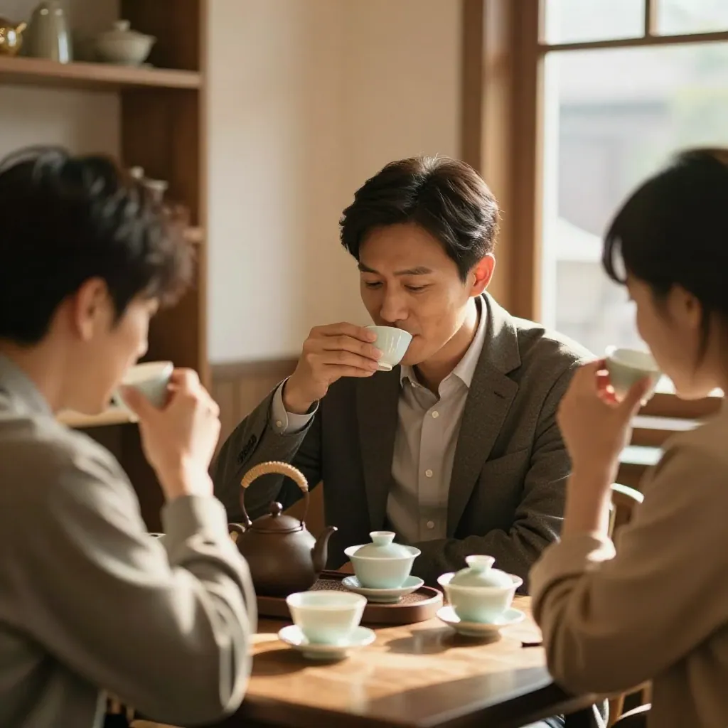 第三幕:品茶