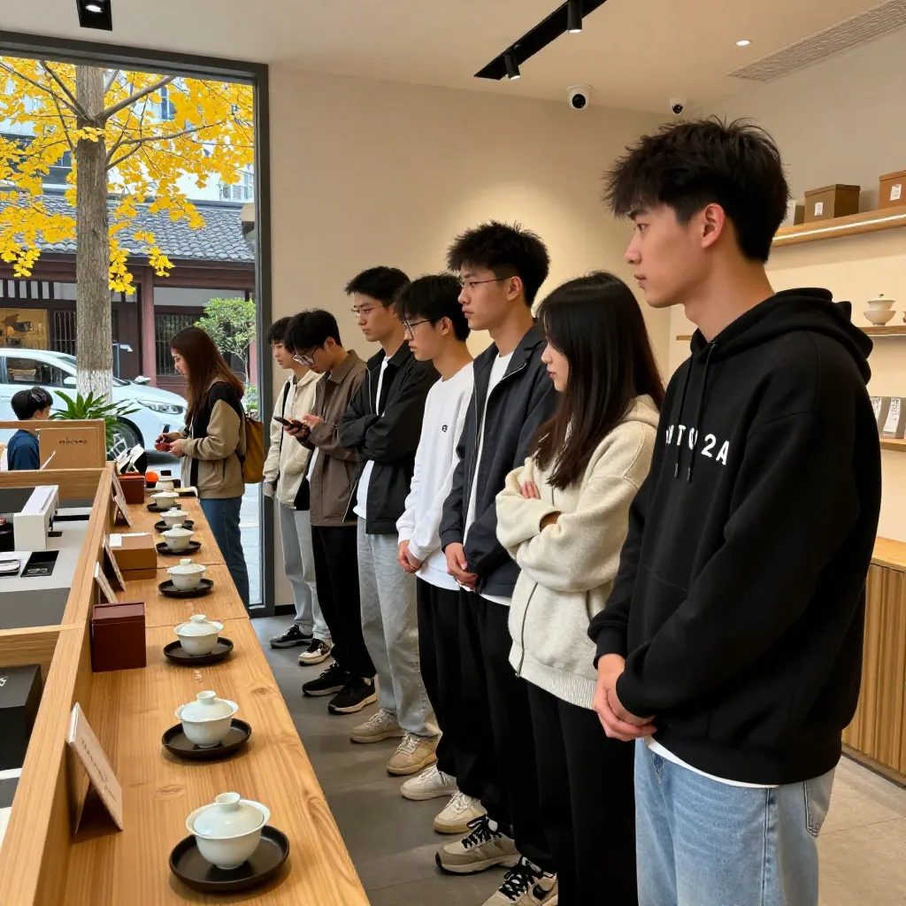 年轻人涌进原叶茶