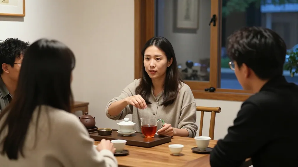 茶汤红亮清透,第四泡见喉韵