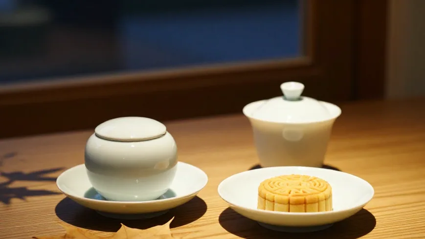 茶罐与点心碟:茶的浓淡决定点心的咸甜